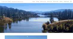 Desktop Screenshot of curlewlake.com