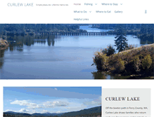 Tablet Screenshot of curlewlake.com